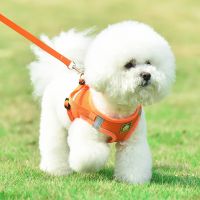 Pet Adjustable Control Harness Collar Safety Mesh Vest for Dog Puppy Outdoor Breathable Walking Pet Supplies Perros Accessories