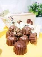 ช็อคโกแลตสอดไส้คาราเมล วีนัส 1กล่อง บรรจุ 48 เม็ด Venus Chocolate with caramel filling