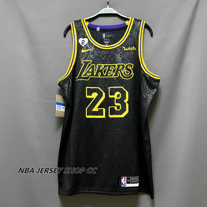 Lakers Edition Jersey Black Mamba #23 LeBron James