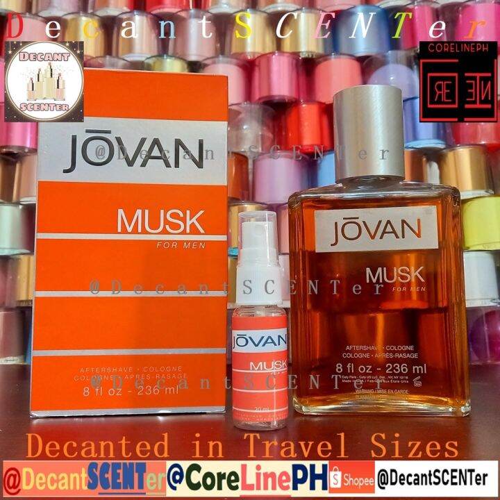 【COD】 Jovan Musk after shave cologne in Travel Sizes Lazada PH