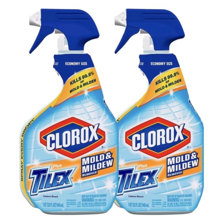 clorox-สเปรย์ทำความสะอาด-กำจัดคราบเชื้อราในห้องน้ำ-ขจัดเชื้อโรค-ไวรัส-และแบคทีเรียขนาด-946ml