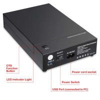 Usb 3.0 2.5 "3.5" Sata Hard Drive Disk External Enclosure Ssd Hdd Disk Case รองรับ Uasp 8Tb ไดรฟ์ Otb One Touch สำรอง