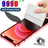 ฝาครอบ Anti Spy Hydrogel ฟิล์มสำหรับ iPhone 15 Pro Max 14 13 12 11 Pro XS Max Mini XR X 6 S 7 8 15 Plus SE ป้องกันหน้าจอความเป็นส่วนตัวฟิล์ม