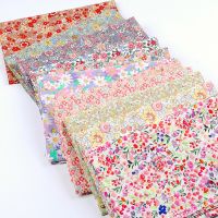 50x150CM Pastoral Floral Twill Cotton Fabric DIY Childrens Wear Cloth Make Bedding Quilt Decoration Home Exercise Bands