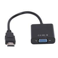 卐▲■ Hot-3X HDMI To VGA HDMI Male To VGA RGB Female Video Converter Adapter Male To Female Cable 1080P (Black)