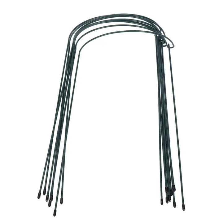 Plant Support Stake, 8Pack Half Round Metal Garden Plant Supports