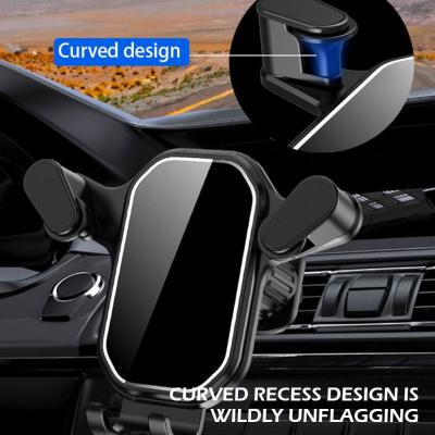 Universal Car Phone Holder Car Cradle With Hook Stand Ventilation Clip Bracket Mount Black Car Air Vent Cradle Car Cell Phone Car Mounts