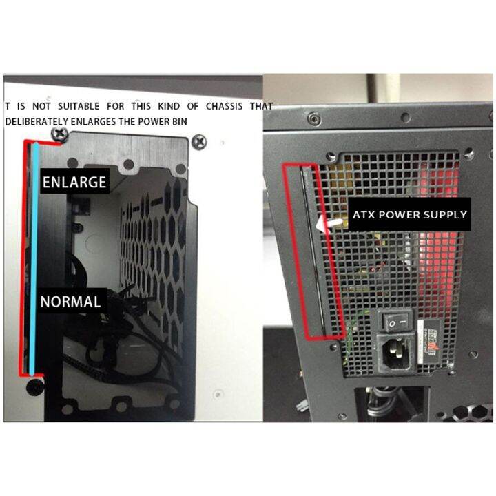 Power Supply Baffle SFX to ATX Power Supply Adapter SFX to ATX PSU