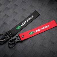 พวงกุญแจริบบิ้นรูปรถโลหะ1ชิ้น,พวงกุญแจอุปกรณ์ตัวยึดสำหรับ Land Rover Range Defender 90 110 Discovery 4 Freelander