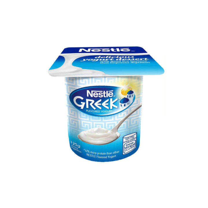 Nestle Plain Greek Yogurt (125g) Lazada PH