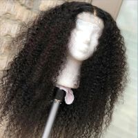 【jw】▨☒  Deep Curly Wigs 13X4X1 T Part Synthetic Wig Pre Plucked with Baby Hair Straight Wavy Kinky