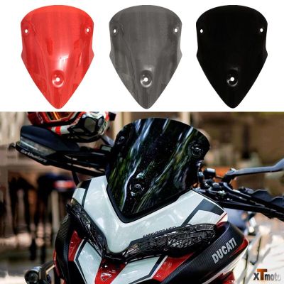 Motorcycle Accessories Windshield Sport Windscreen For DUCATI MULTISTRADA MTS950 950S MTS1200 1200S MTS1260 ENDURO 2015-2021  Power Points  Switches S