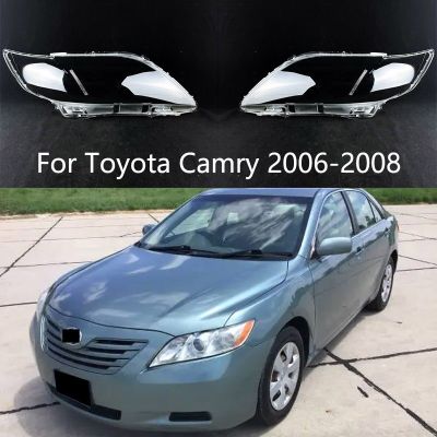 ไฟสัญญาณด้านข้างป้องกันไฟหน้ารถเลนส์กระจกที่ครอบไฟรถยนต์สำหรับ Toyota Camry 2006 2007 2008