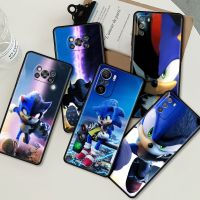 Nesae♕ เคสสีดำสำหรับ Xiaomi Mi Poco X3 NFC M3 Pro F3 GT X2 F1เคสนิ่ม11T 11 Lite Note 10 10T 9T ฝาครอบโทรศัพท์ความเร็วโซนิคเกม Sac