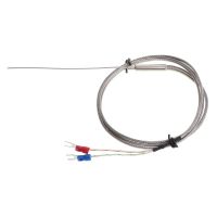 【✆New✆】 zhufengdi558151 K-Type Thermocouple Probe 1มม. X 100มม. 2-สายเซ็นเซอร์อุณหภูมิ2-ขั้ว1เมตร Q84d