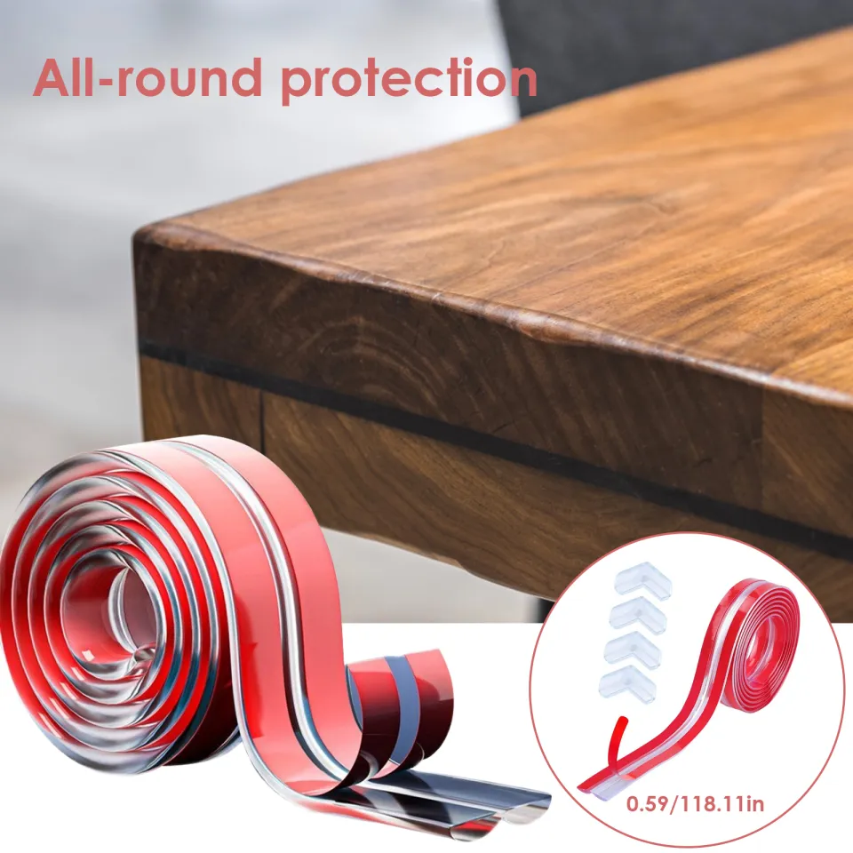 Silicone Edge Protector Strip, 3m Baby Proofing Corner Protectors For Kids  Pre-tape Adhesive Baby Safety Edge Corner Guards For Table Cabinets Drawers