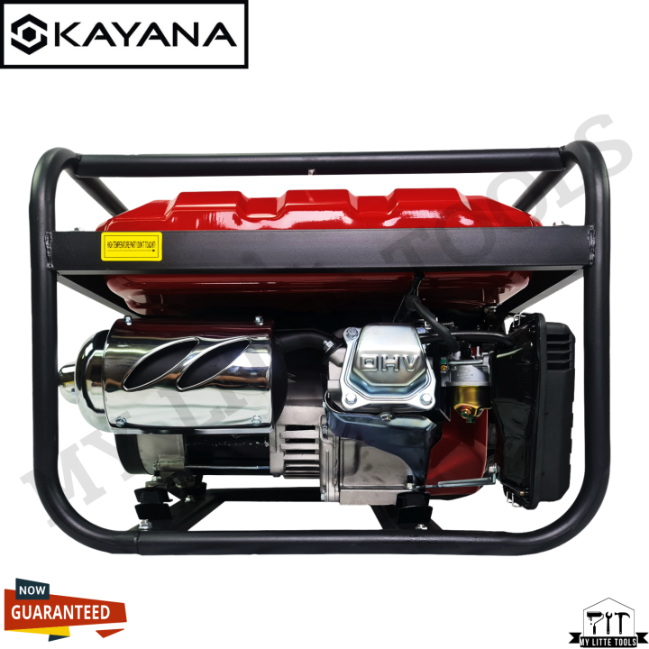 kayana-เครื่องกำเนิดไฟฟ้า-3-0-kw-เต็ม-ไฟ-220v-ไฟกระแสสลับ-12-8-a-เสียงเบาเหมาะกับการใช้งานในบ้านขนาดเล็ก-เครื่องยนต์เบา