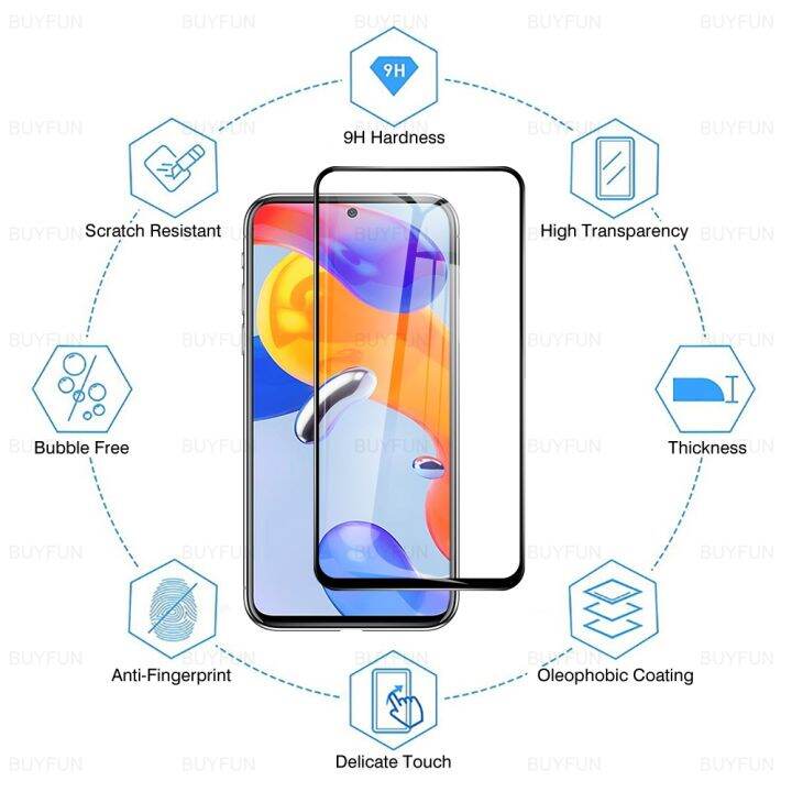 cold-noodles-6in1กระจกนิรภัยป้องกันสำหรับ-r-edmi-หมายเหตุ11ป้องกันหน้าจอทั่วโลกสำหรับ-xiaomi-r-edmi-หมายเหตุ11-11วินาที11pro-5กรัมฟิล์มกล้อง