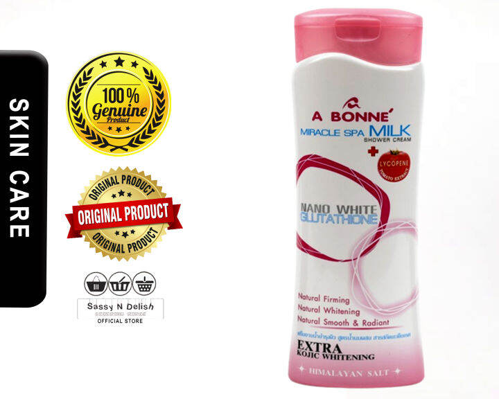 A bonne Miracle Spa Milk Shower Cream W/ Himalayan Salt 400ml Lazada PH