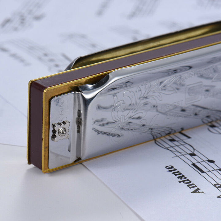 suzuki-1072-c-folkmaster-standard-10-hole-diatonic-harmonica-key-ของ-c-20-tone-สำหรับวงดนตรีนักเรียนมือใหม่