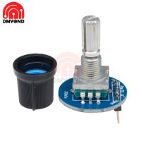 Berputar Potensiometer Digital Rotary Encoder Incremental Control Switch Modul Digital Pulse Sinyal dengan Tutup Tombol