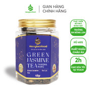 Trà lài - Green Jasmine Tea Nonglamfood hũ 40g Hủ lục giác đặc biệt Quà