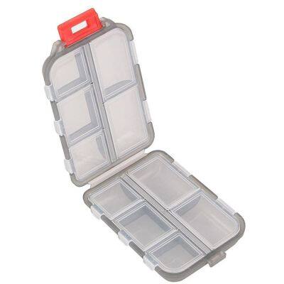 10 Grid Storage Medicine Box Portable Travel Medicine Box Convenient and Practical and Fashionable Hot Selling Medicine  First Aid Storage