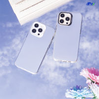 Case เคสไอโฟน ขอบใส พื้นหลังสีเงิน สำหรับ 14ProMax/13/11