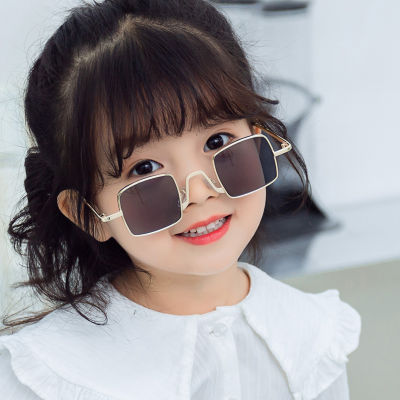 เกาหลีสแควร์เด็กเฉดสีแว่นกันแดดสำหรับเด็กแฟชั่นอาทิตย์แว่นตาชายหญิงแว่นตา UV400