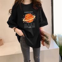 2033 Plus Size M-5XL Loose Tshirt  Perempuan Tops Lengan Pendek Murah Wanita Clothes