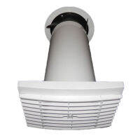 Wall Air Intake Air Vent Grill Wall Exhaust Wall Blind Air Vent Central Fresh Air System แผงสีขาวสีเทา