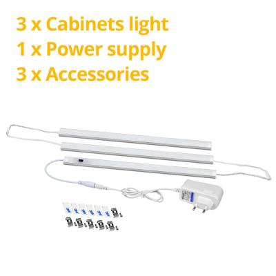 Led Cabinet Tube Bulb Hand Sweep Sensor Connectable 5M DC12V 304050cm Smart Wall Lamp For Bedroom Closet Kitchen Lighting