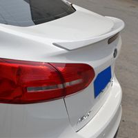 For Ford Focus Sedan Spoiler 2015 2016 2017 2018 High Quality ABS Material Car Rear Trunk Wing Accessories Body Kit