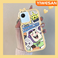 YIWESAN เคสสำหรับ Realme C30 C30s Narzo,เคสนิ่มซิลิโคนบัซไลท์เยียร์น่ารักสำหรับเลนส์หลายสีเคสมือถือป้องกันการตกและป้องกันรอยขีดข่วน