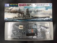 AOSHIMA 1/700 I.J.N. BATTLE SHIP NAGATO 1927 (โมเดลเรือ Model DreamCraft)