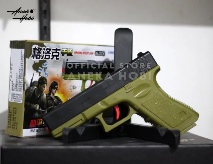 Mainan Tembakan Pistol Glock 17 Water Gel Gun WGG Kokang / Glok ...