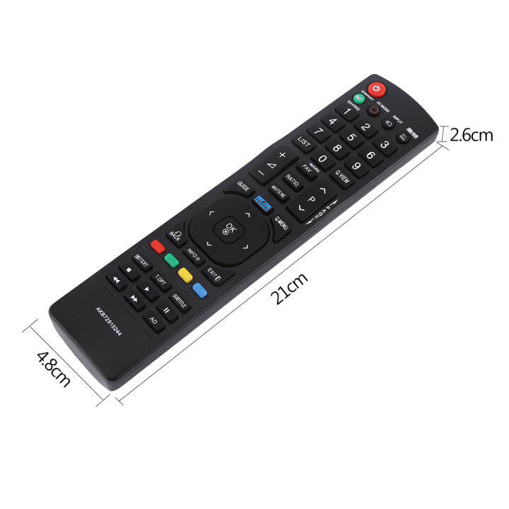 ใหม่สีดำ-universal-รีโมทคอนโทรล-akb72915244-controller-สำหรับ-smart-lcd-led-tv-เฉพาะเมนูปุ่มนำทางประสิทธิภาพที่มั่นคง