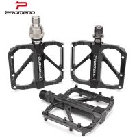 PROMEND Bicycle Pedal Ultralight Aluminum Alloy Quick Release Pedales 3 Bearings Cycling Anti-slip BMX Road Mtb Bike Accessories