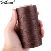 260M Waxed Thread For Leather Hand Stitching Polyester Flat Macrame Thread For Embroidery Machine DIY Canvas Shoes Sewing Thread Furniture Protectors