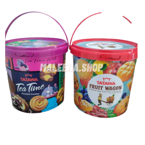 คุกกี้-คุ๊กกี้ถังทาทาวา-tatawa-tea-time-assorted-cookies-คุ๊กกี้-รวม4รสชาติใน1ถัง-400g-บิสกิต-ทาทาวา-คุกกี้เนย-คุกกี้รวม