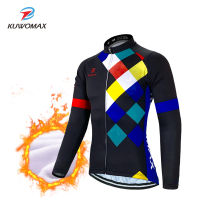 Long Sleeve Winter Thermal Fleece Cycling Jerseys Keep Warm Road Bike Jersey Ropa Ciclismo MTB Bicycle Clothing.