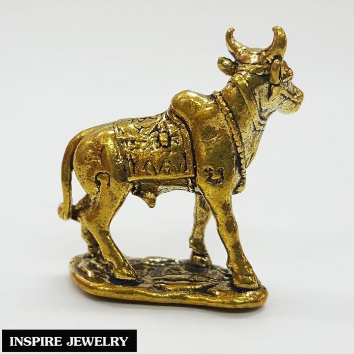 inspire-jewelry-วัว-ทองเหลือง-จิ๋ว-2cm-นำโชค-เสริมดวง-ความแข็งแกร่งความกล้าหาญ-และความอดทน