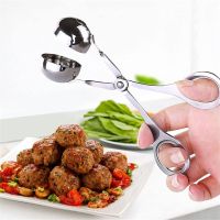 ✙♛☌ 1Pc Meatball Maker Clip Stainless Steel Fish Ball Meat Ball Rice Ball Cuisine Making Mold Clip Meat Tools Kitchen Accessories