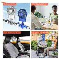 Flexible Jellyfish Portable Mini Fan 1800mAh USB Rechargeable Air Cooler Tripod Stand Electric Fan For Outdoor Cycling Stroller