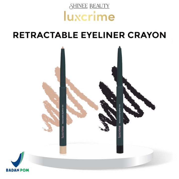 Luxcrime Retractable Eyeliner Eyeliner Gel Lazada Indonesia
