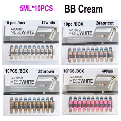 2510 Pcs 5Ml Whitening Serum BB Cream Meso Brightening Serum BB Cream Liquid Foundation Beauty เครื่องสำอางแต่งหน้า ~