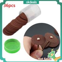 OKDEALS 36pcs 25mm เครื่องมือ เสริม ตัด แผ่นตัด แผ่นขัด หินเจียร แผ่นใบมีดโรตารี่