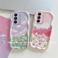 Phone Case เคส Samsung Galaxy A14 A24 4G A34 A54 5G LTE A04 A04e A04s A03s A02s A03 A02 น้ำมันวินเทจกรอบป้องกันเลนส์ซิลิโคนนิ่มฝาครอบหลัง2023