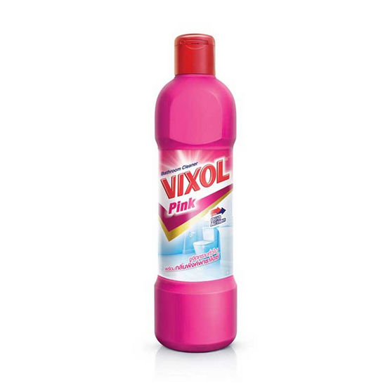 วิกซอล-ล้างห้องน้ำและสุขภัณฑ์-สีชมพู-900-มล