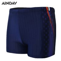 Quality Swimming Boxer Shorts Swim Trunks Swimsuits Men Print Male Swimwear Sports Swim Briefs Man Surf Board Shorts Plus Size Swimwear